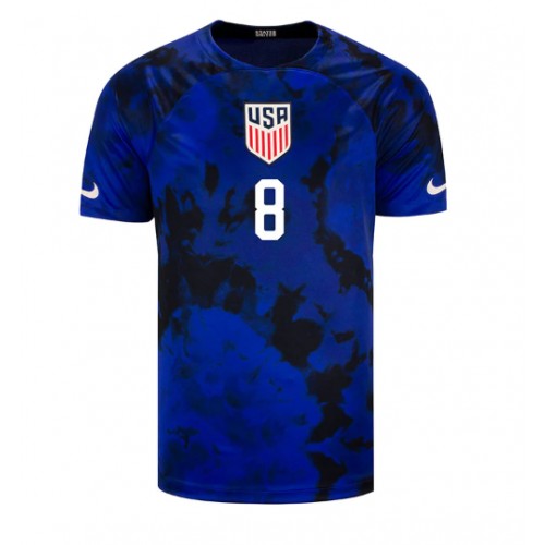 Lacne Muži Futbalové dres Spojené štáty Weston McKennie #8 MS 2022 Krátky Rukáv - Preč